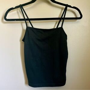 Black Cropped Tank / Camisole